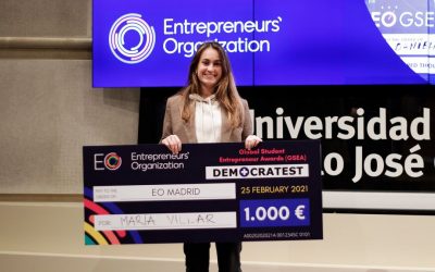 La LEINNer María Villar mejor emprendedora universitaria de España 2021